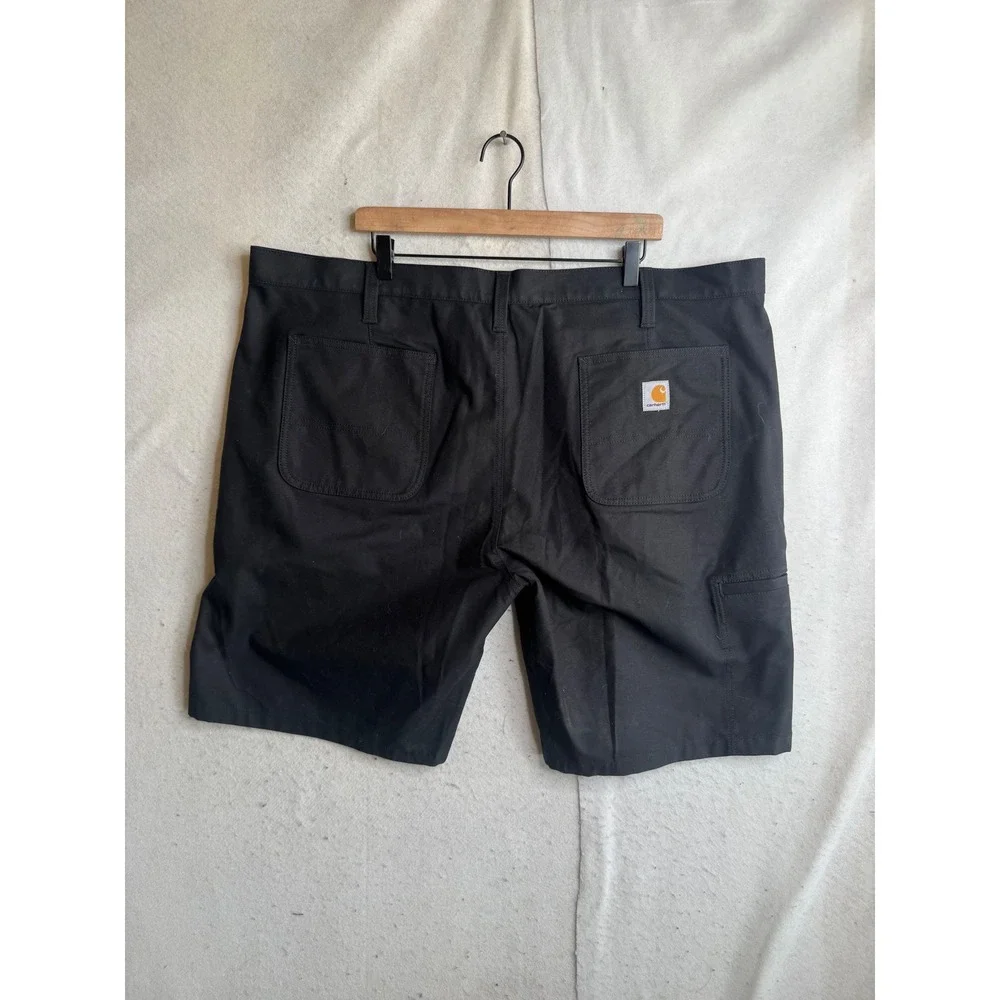 Carhartt Rugged Professional Relaxed Fit Canvas Work Shorts Black BS3111-M 46